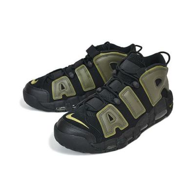 NIKE AIR MORE UPTEMPO 96 black/rough green-pilgrim dh8011-001