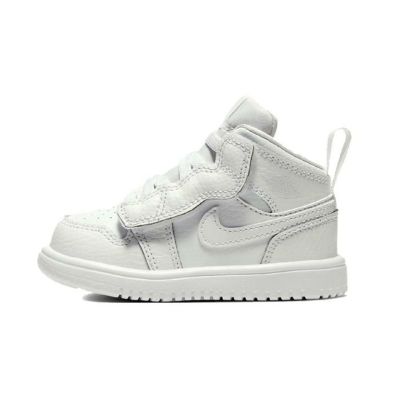 NIKE JORDAN 1 MID ALT (TD) white/white-wht-wht ar6352-126