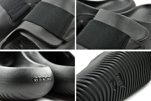 さーこ crocs MELLOW LUKE RECOVERY SLIDE BLACK 209413-001 | Limited.edt