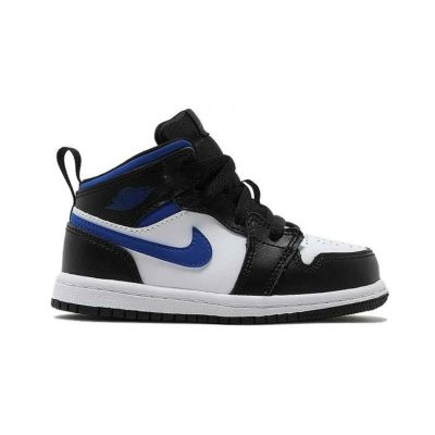 NIKE JORDAN 1 MID(TD) white/racer blue-black 640735-140