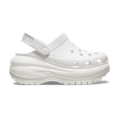crocs CLASSIC MEGA CRUSH CLOG WHITE 207988-100