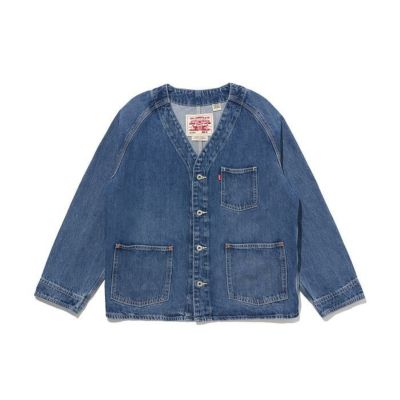 LEVIS UNION ENGINEER CARDIGAN MEDIUM INDIGO a71390000 HIGHLIGHTS