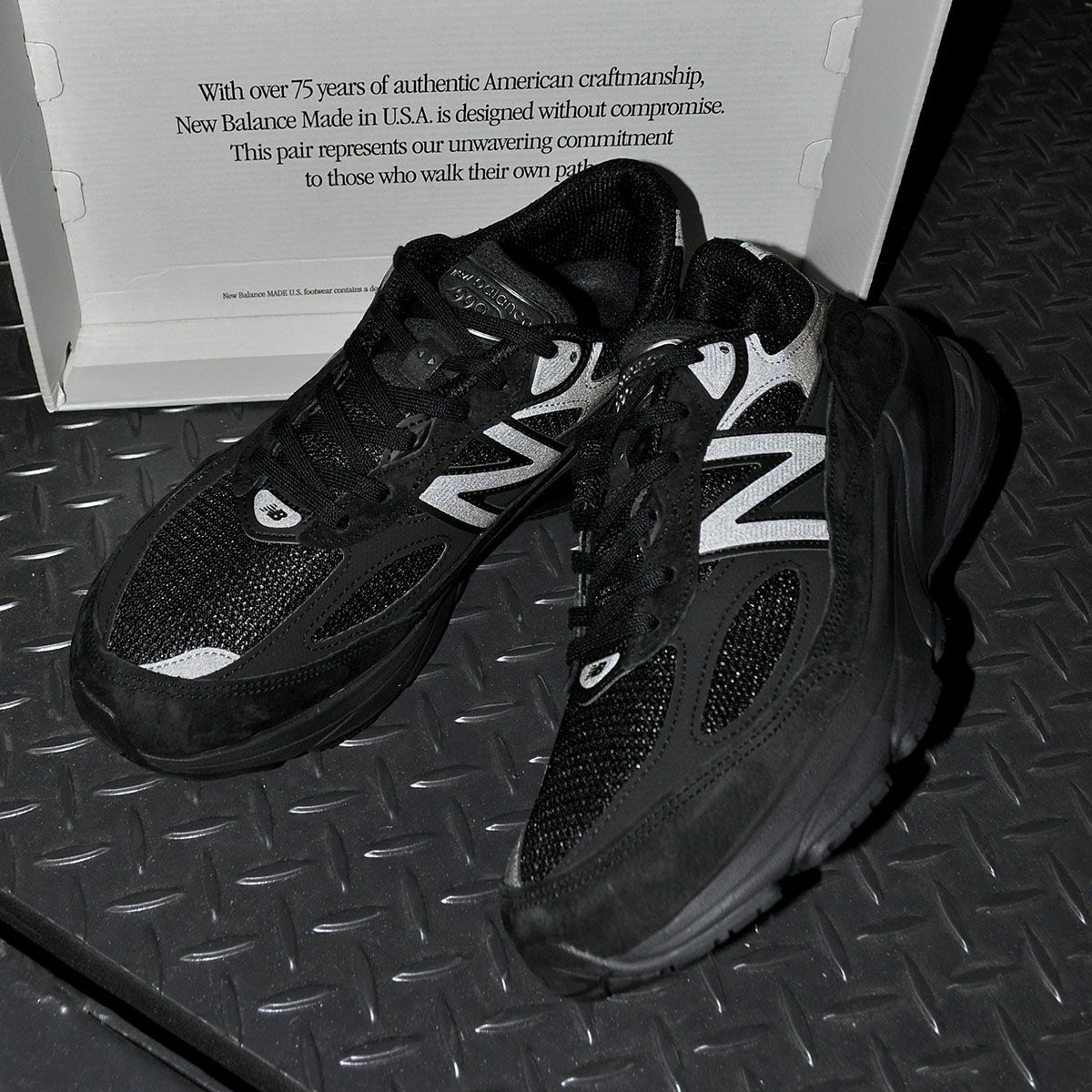 NEW BALANCE U990BB6 MADE IN U.S.A. TRIPLE BLACK【Width 2E  