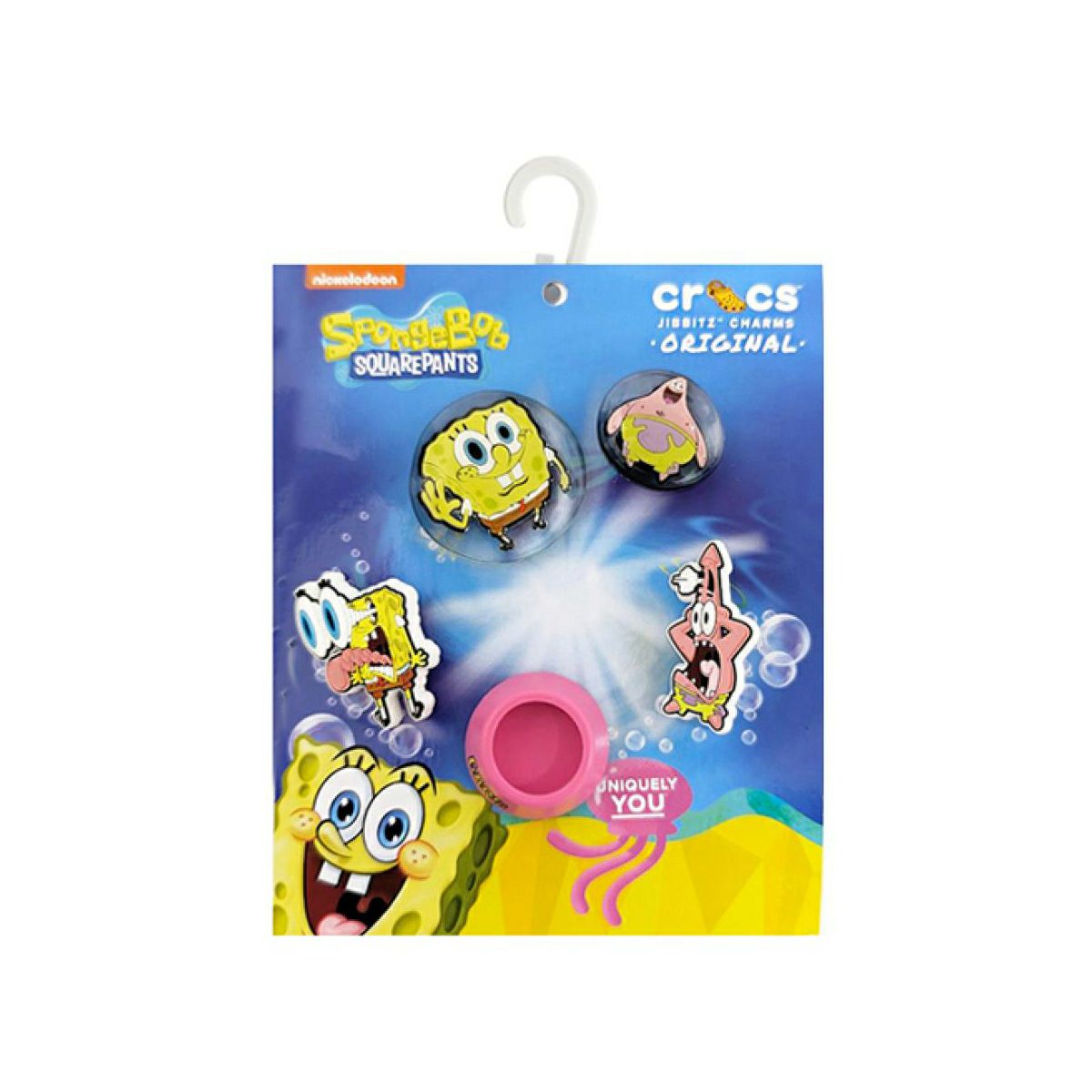 crocs JIBBITZ SPONGEBOB BUBBLE 5 PACK 10013556 | Limited.edt