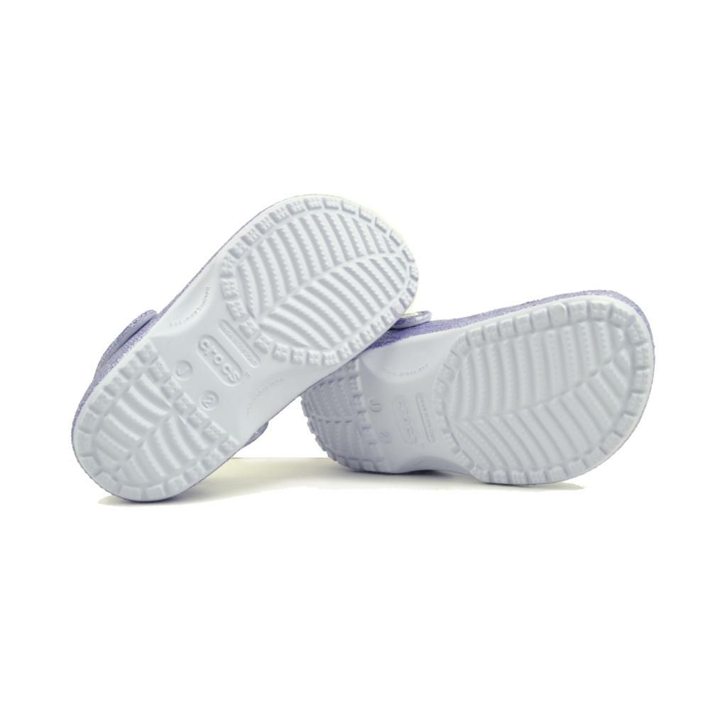crocs CLASSIC GLITTER CLOG KIDS FROSTED GLITTER 206993-4pc