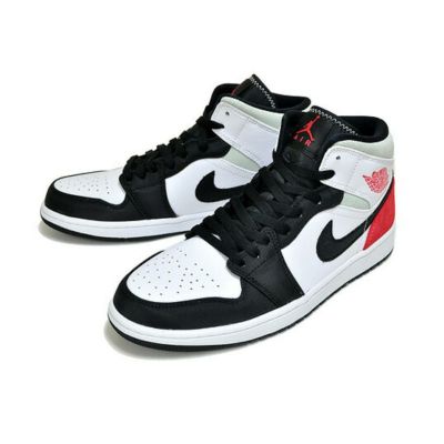 NIKE AIR JORDAN 1 MID SE white/track red-black-igloo 852542-100