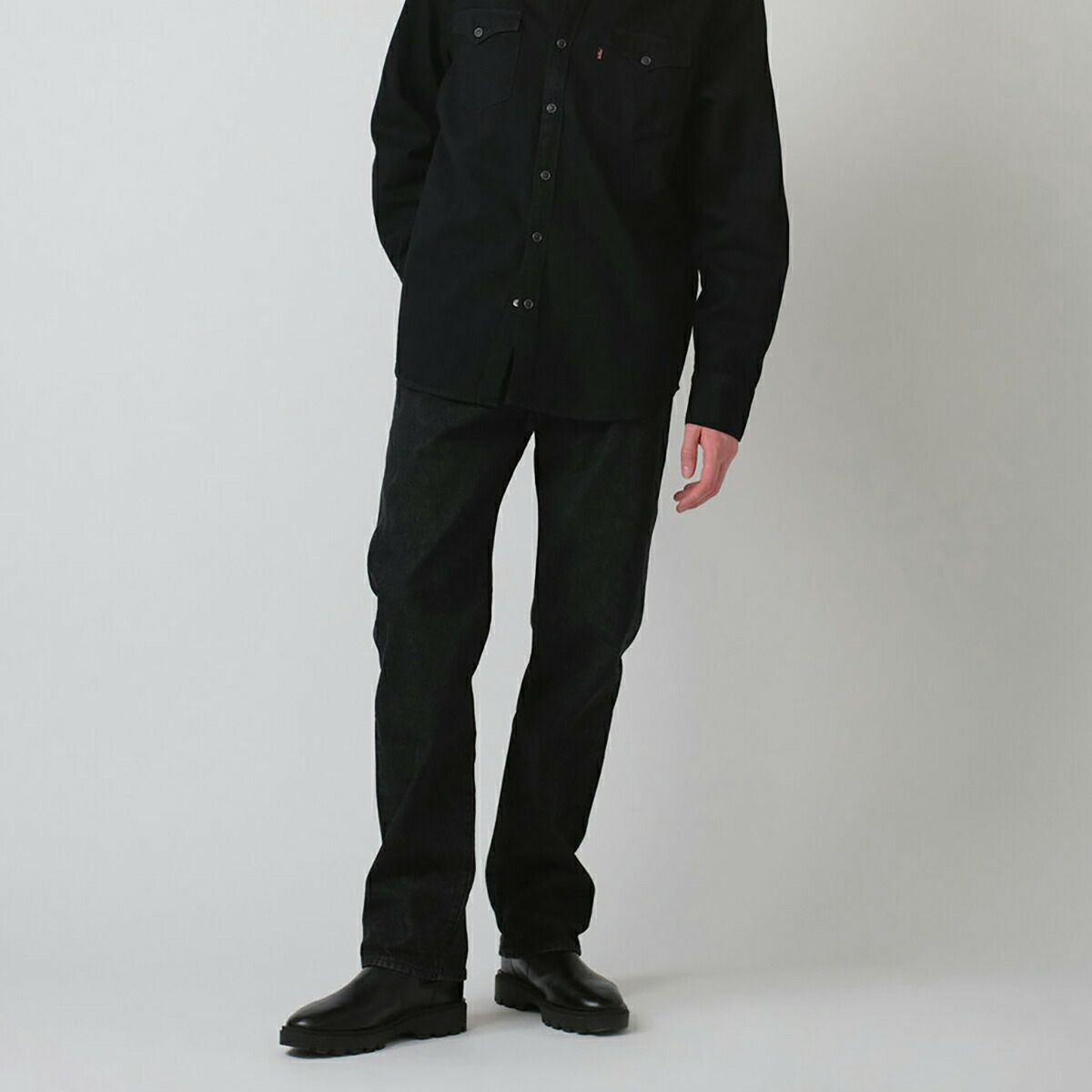 LEVIS 501 ORIGINAL SELVEDGE DENIM BLACK 005013654 | Limited.edt