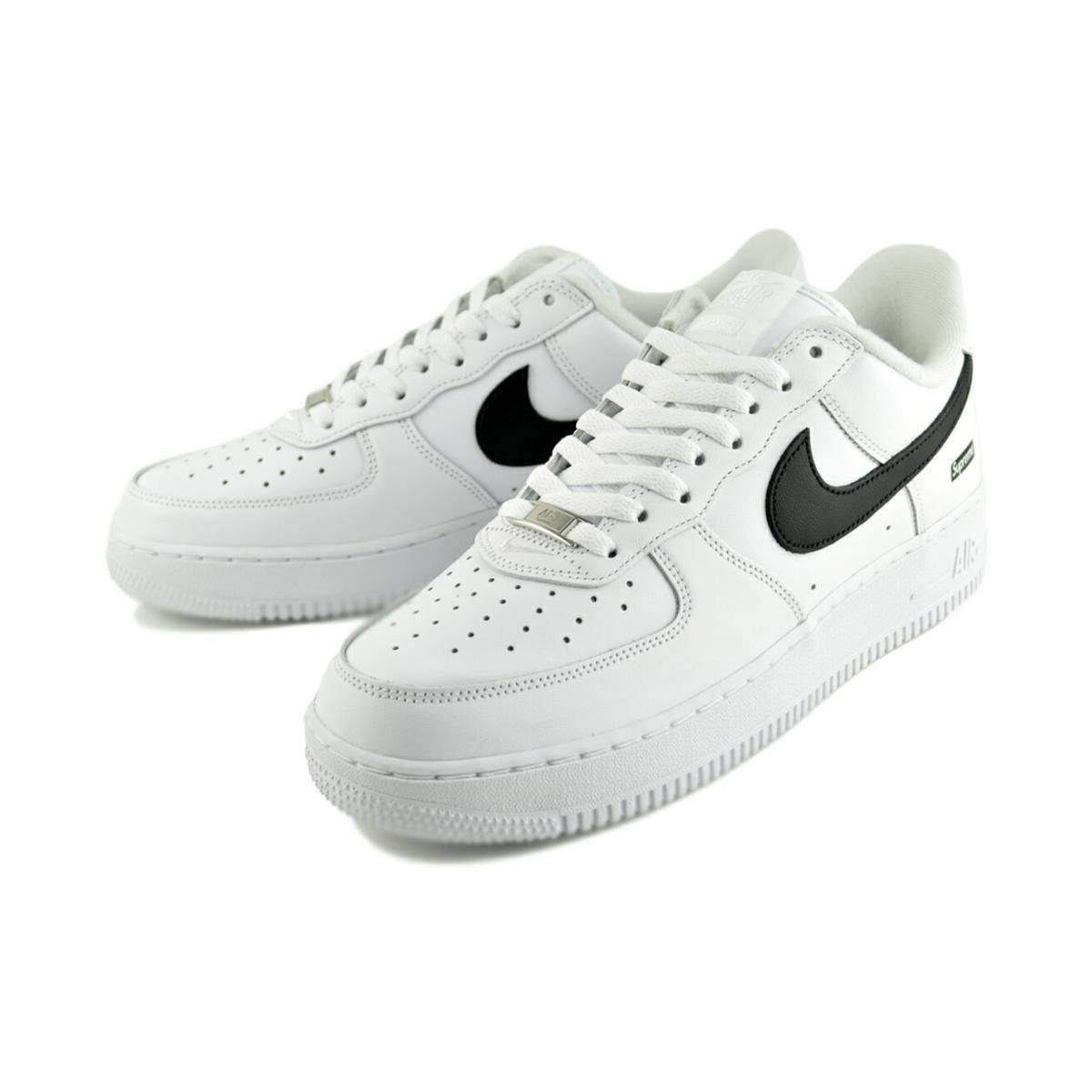 NIKE AIR FORCE 1 LOW / SUPREME wht/blk-wht cu9225-102 | Limited