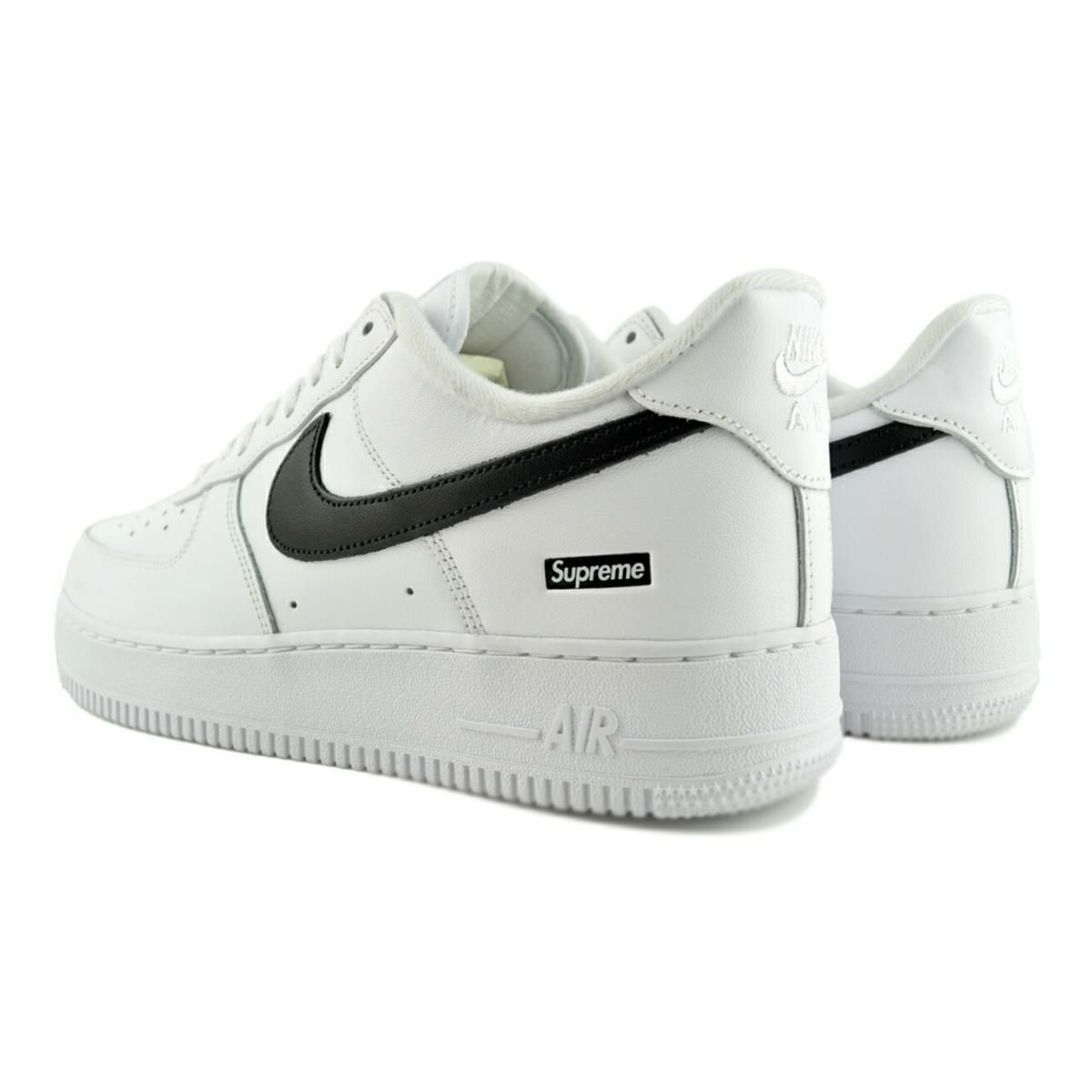 NIKE AIR FORCE 1 LOW / SUPREME wht/blk-wht cu9225-102 | Limited
